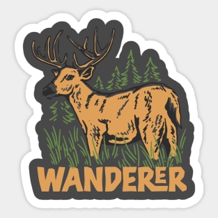 WANDERER Sticker